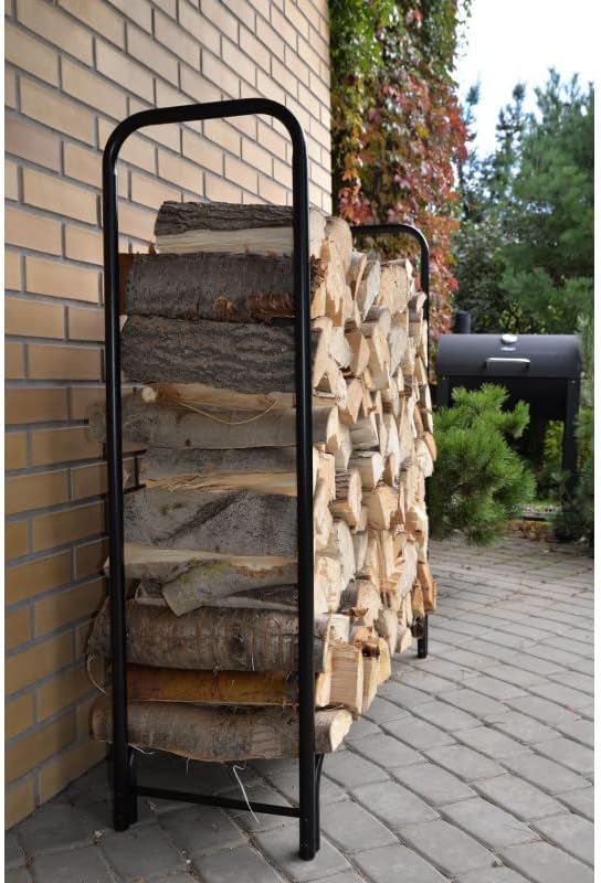 Grindi - Kaminholzregal Kaminholzständer Brennholzregal Holzaufbewahrung - Silvam I, 120x35,6x120 -