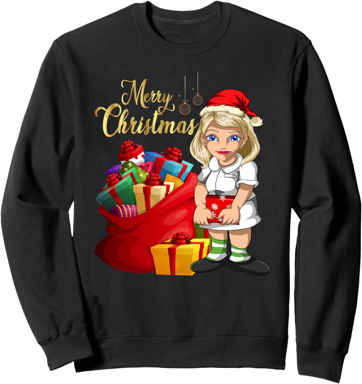 Krankenhaus Pajama Party Geschenk Krankenschwester Sweatshirt