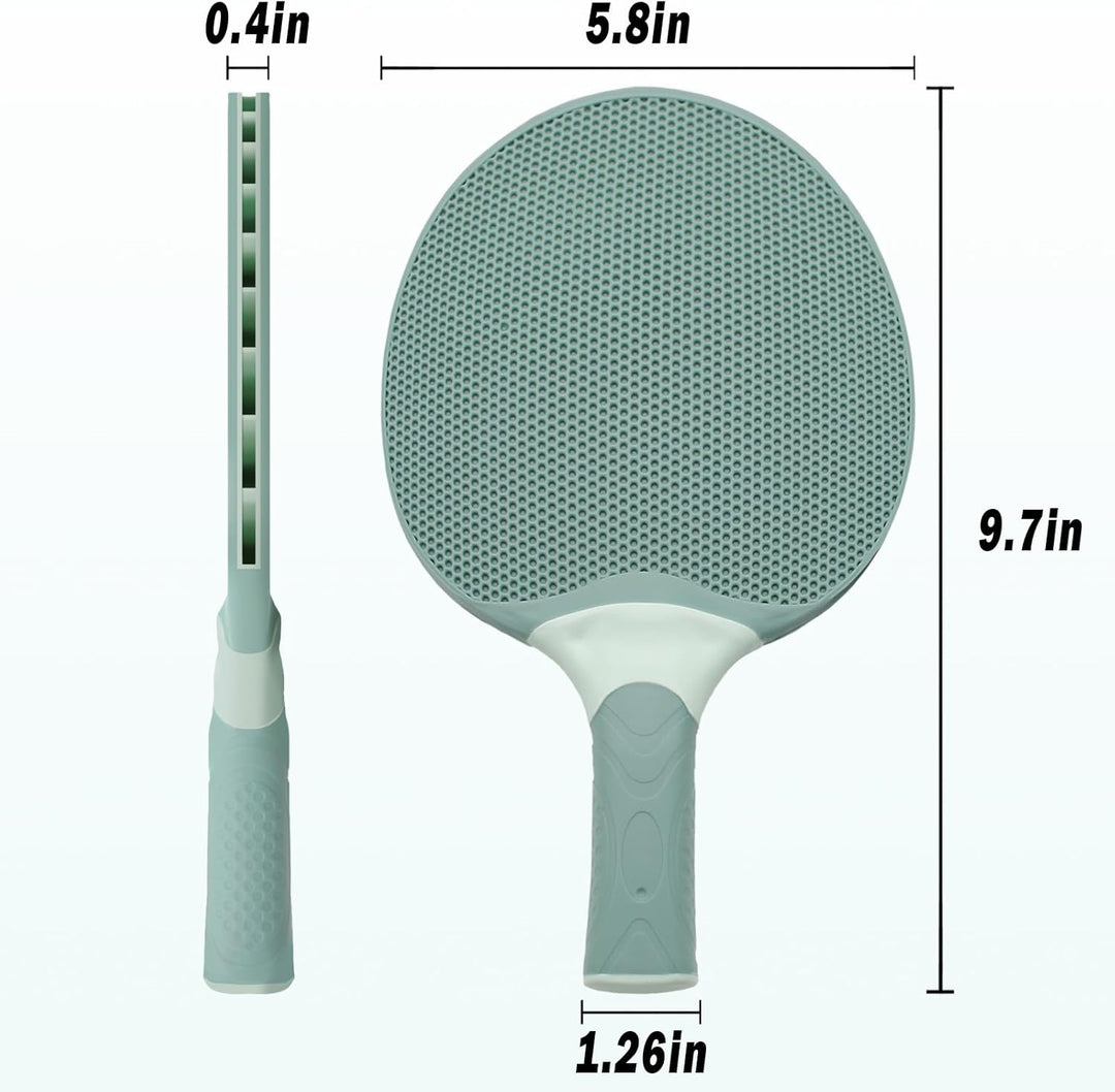 Senston Tischtennisschläger Set, professionelle Tischtennisschläger mit 3 Bällen, Ping Pong Paddel S