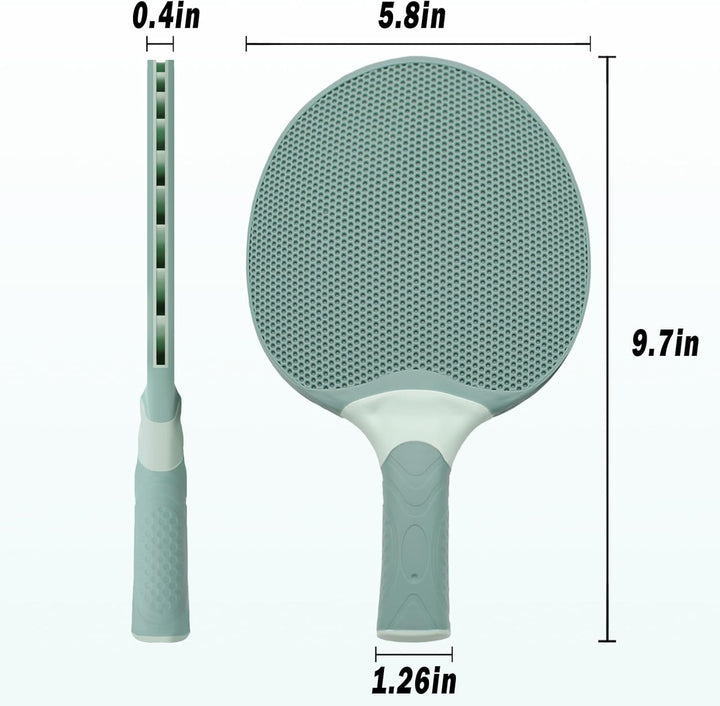Senston Tischtennisschläger Set, professionelle Tischtennisschläger mit 3 Bällen, Ping Pong Paddel S