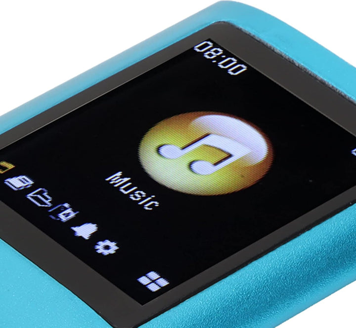 MP3-Musikplayer, MP3-Player, Tragbarer MP3-Player, Schlanker 1,8-Zoll-LCD-Bildschirm, mit Kopfhörer,
