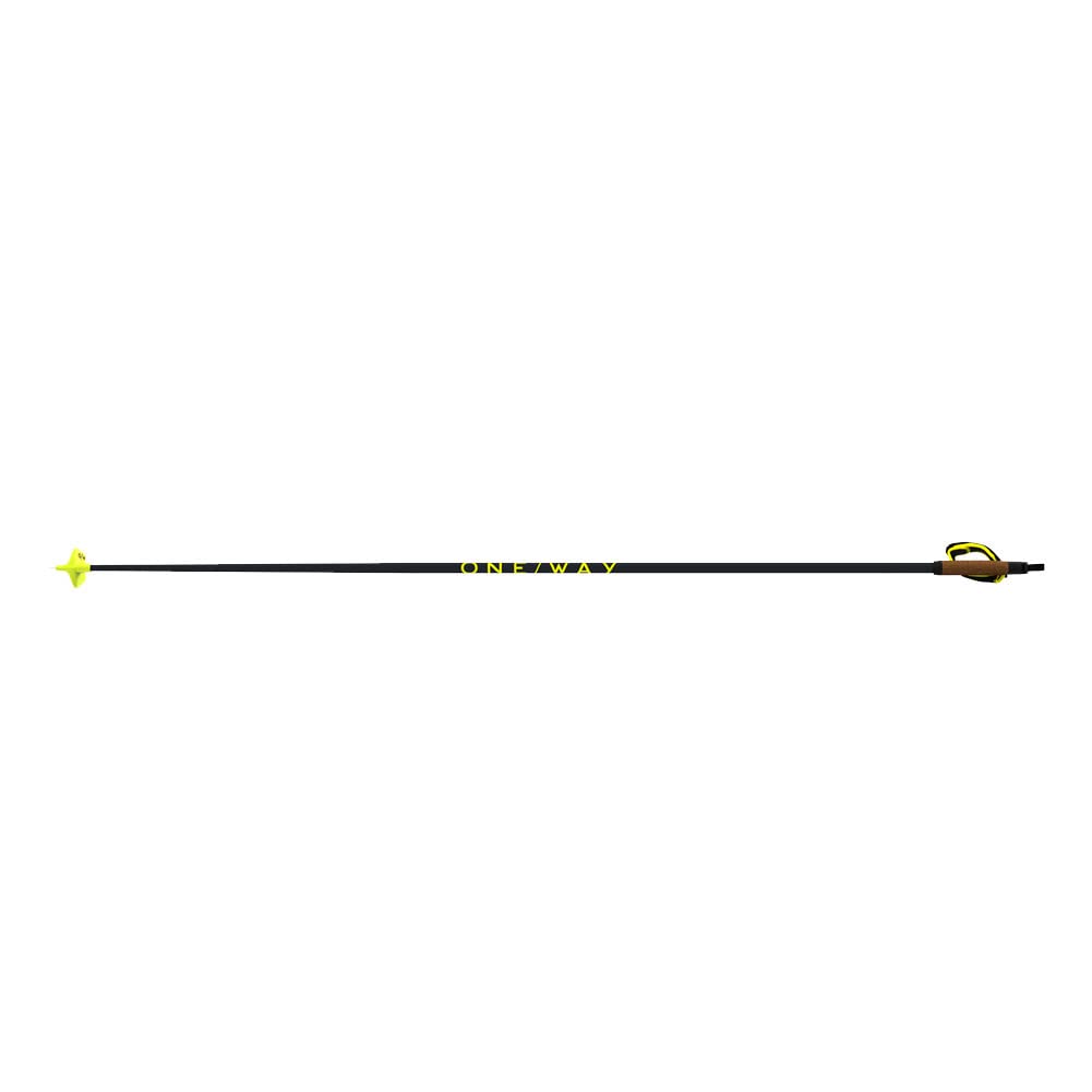 Fischer Langlauf Skistöcke OneWay Storm 6 Dark 30% Carbon Langlaufstöcke 145 cm, 145 cm