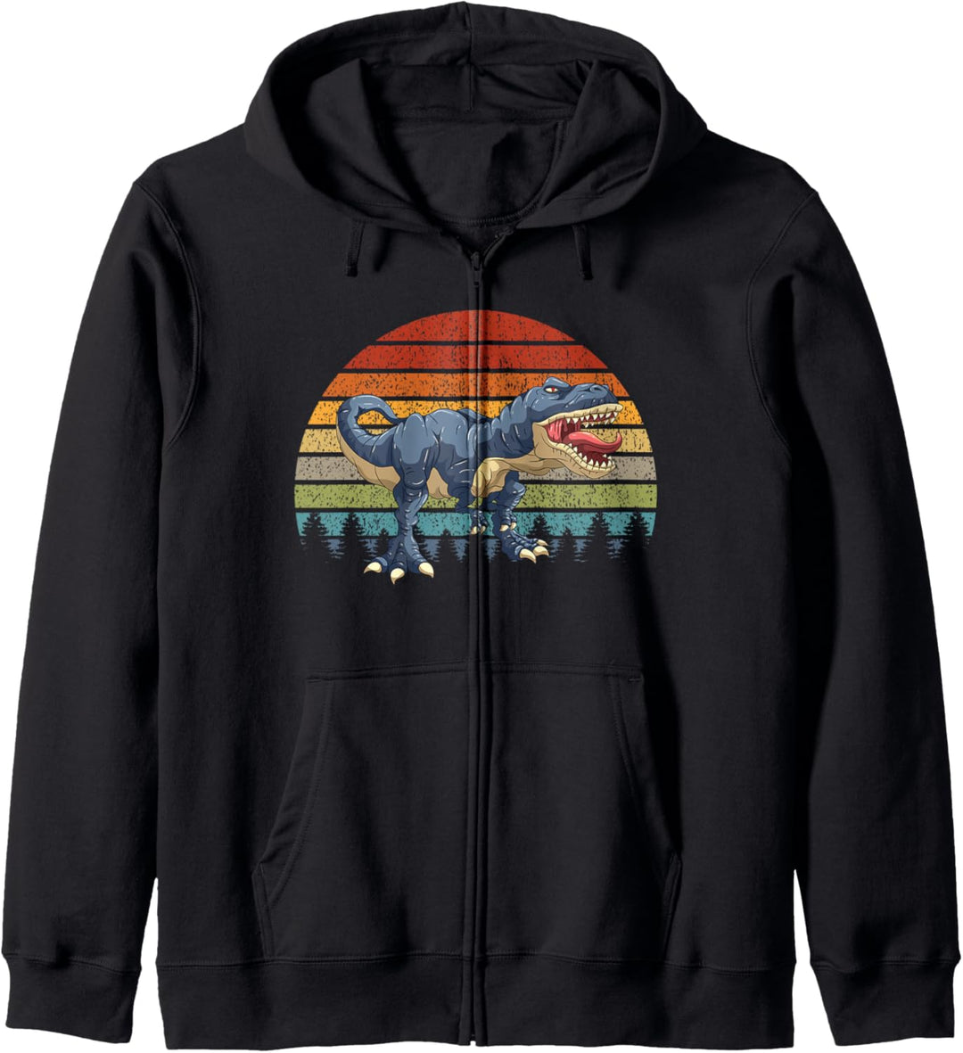 Vintage Tyrannosaurus T Rex Dinosaurier Dino Herren Jungen Kapuzenjacke