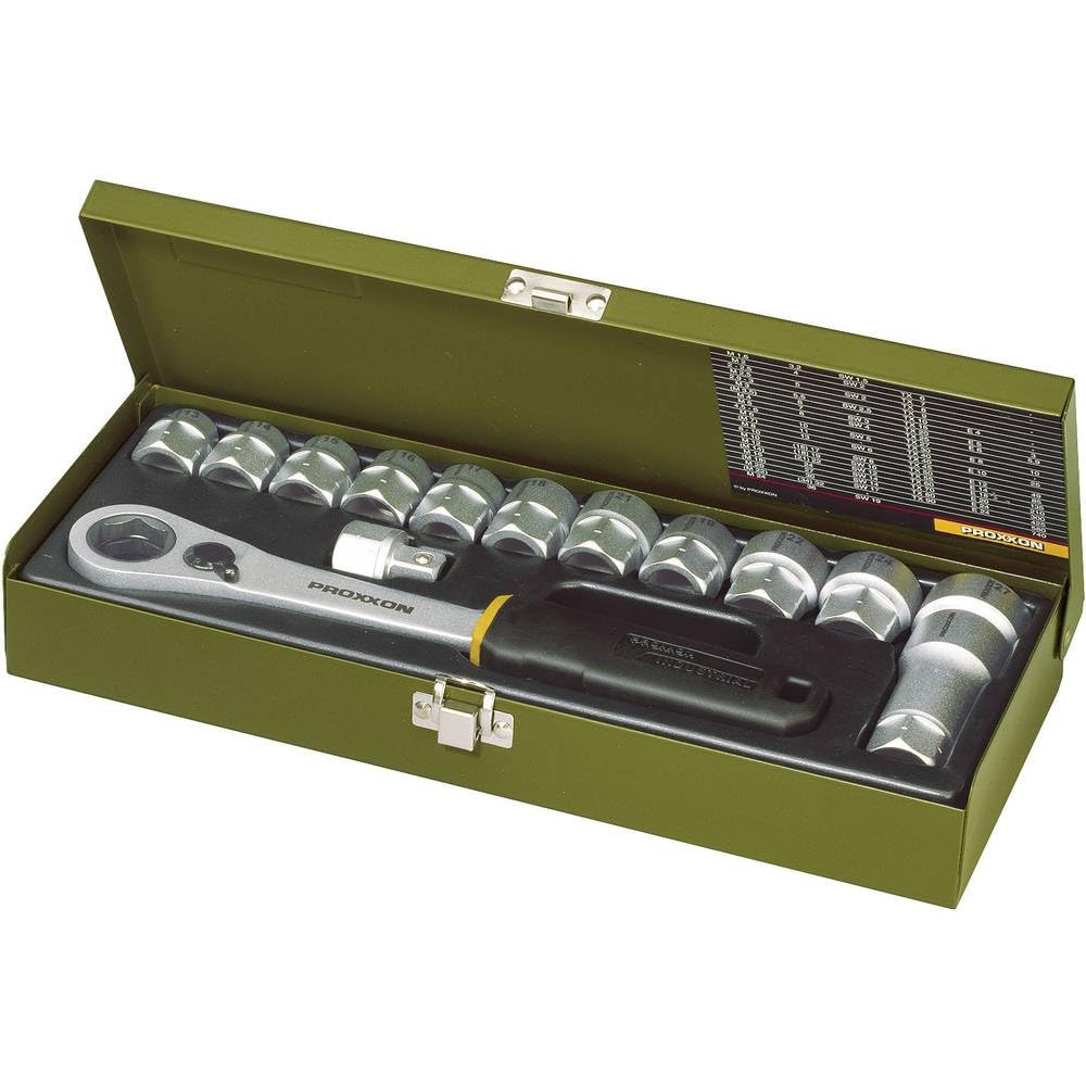 Proxxon 23604 Werkstatt-Spezialsatz, 13 bis 27 mm 14-teilig , 1/2 Zoll