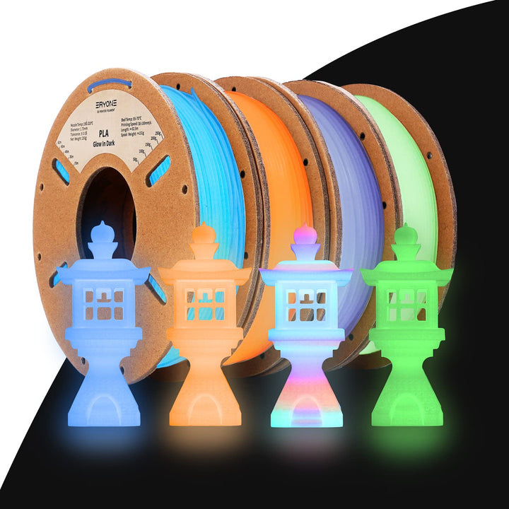 ERYONE PLA Filament 1.75mm, 3D Drucker filament bundle, Multi Color Pack 3D Printer Filament PLA +/-