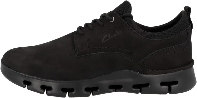 Clarks Herren Nature X Two Sneaker 42 EU Black Nubuck 26164933, 42 EU Black Nubuck 26164933