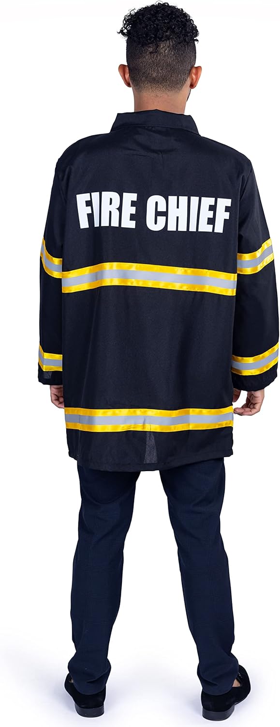 Dress Up America Feuerwehrkostüm Für Erwachsene - Herren-Feuerwehrjacke