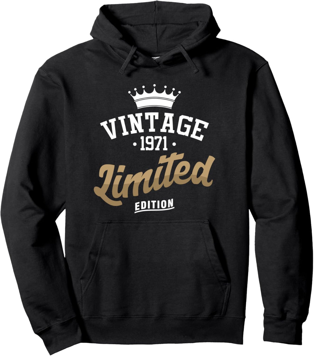 Geschenk zum 52. Geburtstag für Väter – Geburtstagsgeschenk für Mutter 1971 Pullover Hoodie