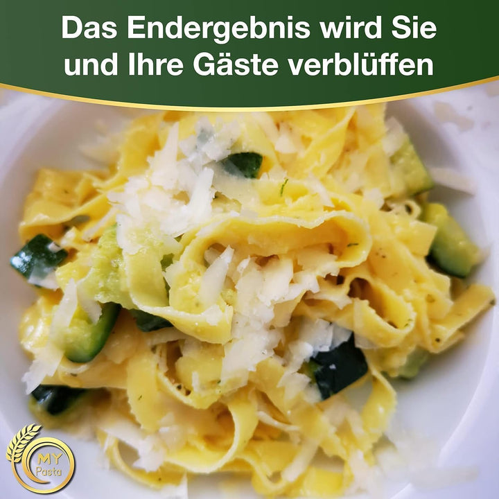 MY Pasta - dünne Bandnudeln - Zubehör für Pastamaker - Pasta Disc kompatibel mit Pasta Maker Avance
