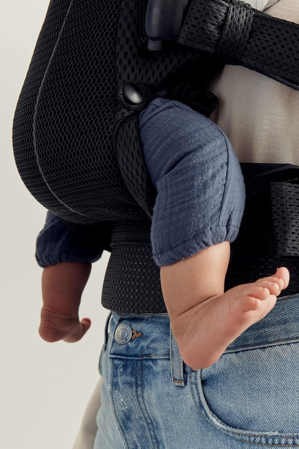 BabyBjörn Babytrage Harmony, 3D-Netzstoff, Schwarz 3D-Netzstoff Schwarz, 3D-Netzstoff Schwarz