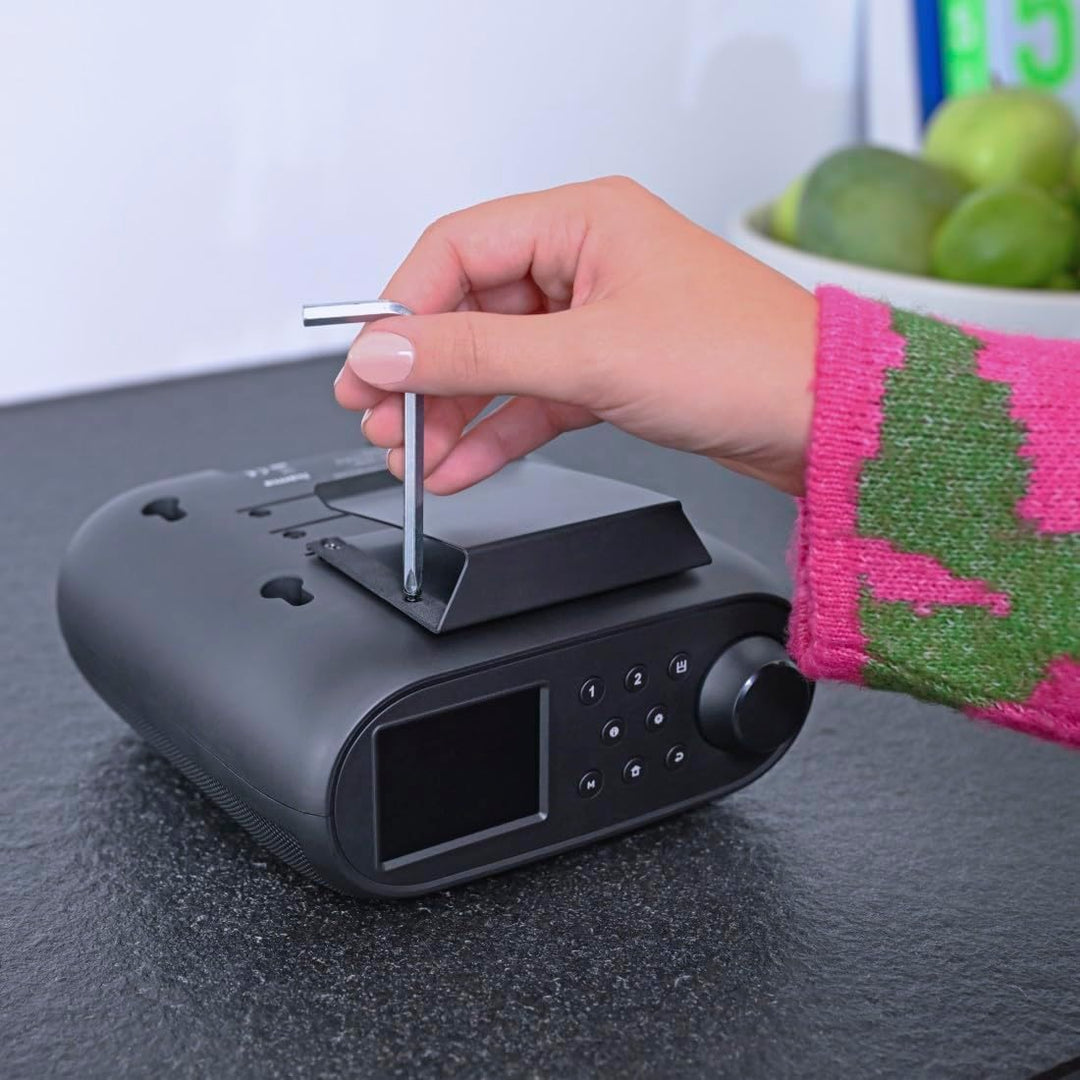 Hama Internetradio mit Digitalradio (WLAN/DAB+/DAB/UKW, Bluetooth, Spotify Streaming, 30 Speicherplä