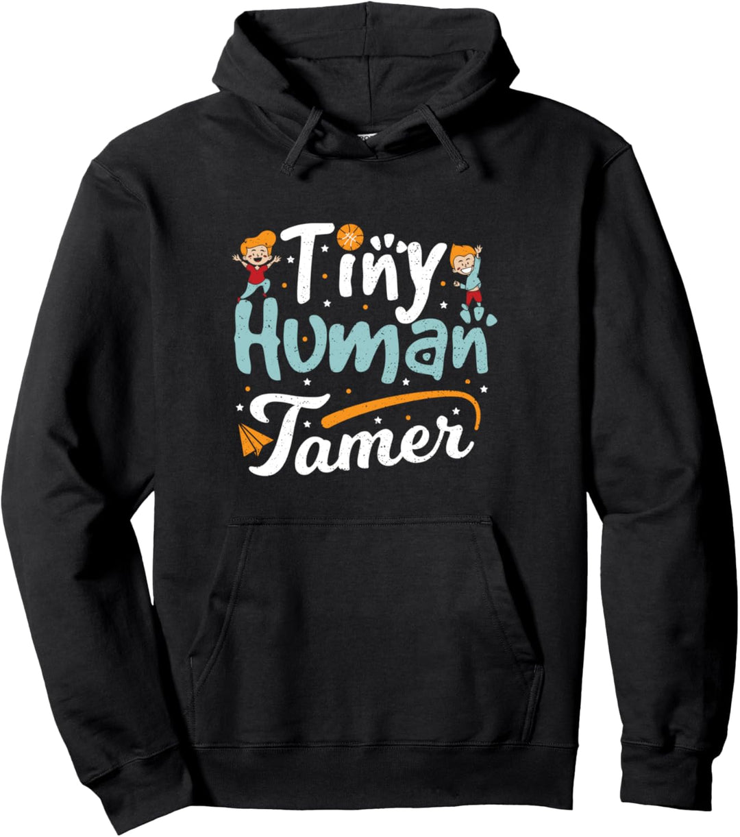Lehrer: Tiny Human Tamer - Vorschule Sprüche Pullover Hoodie
