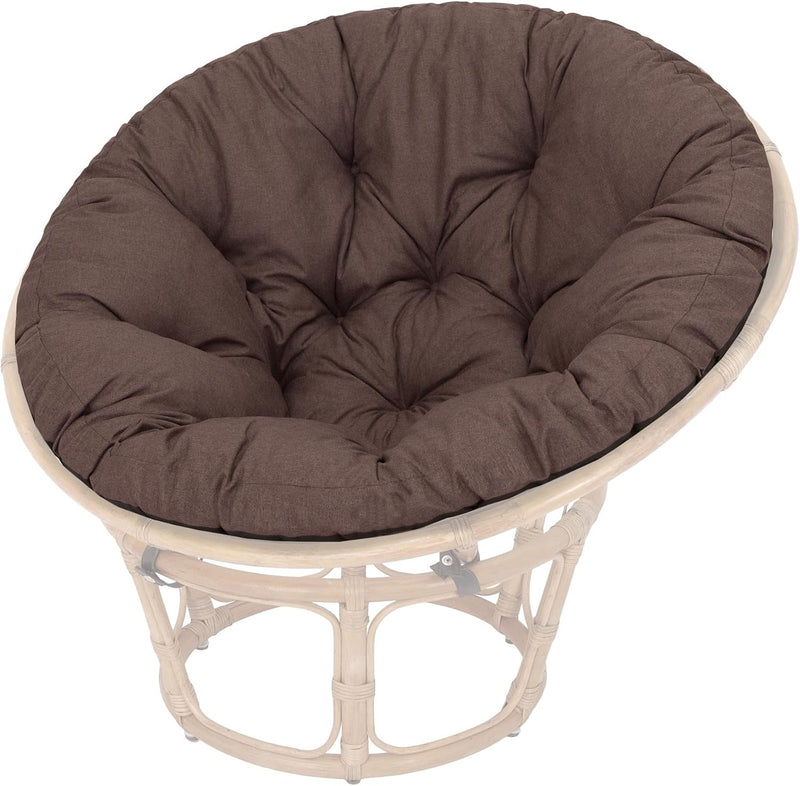 PillowPrim Polster für Papasansessel, Auflage, Ersatzpolster Papasan D 114 cm, Bodenkissen gepolster