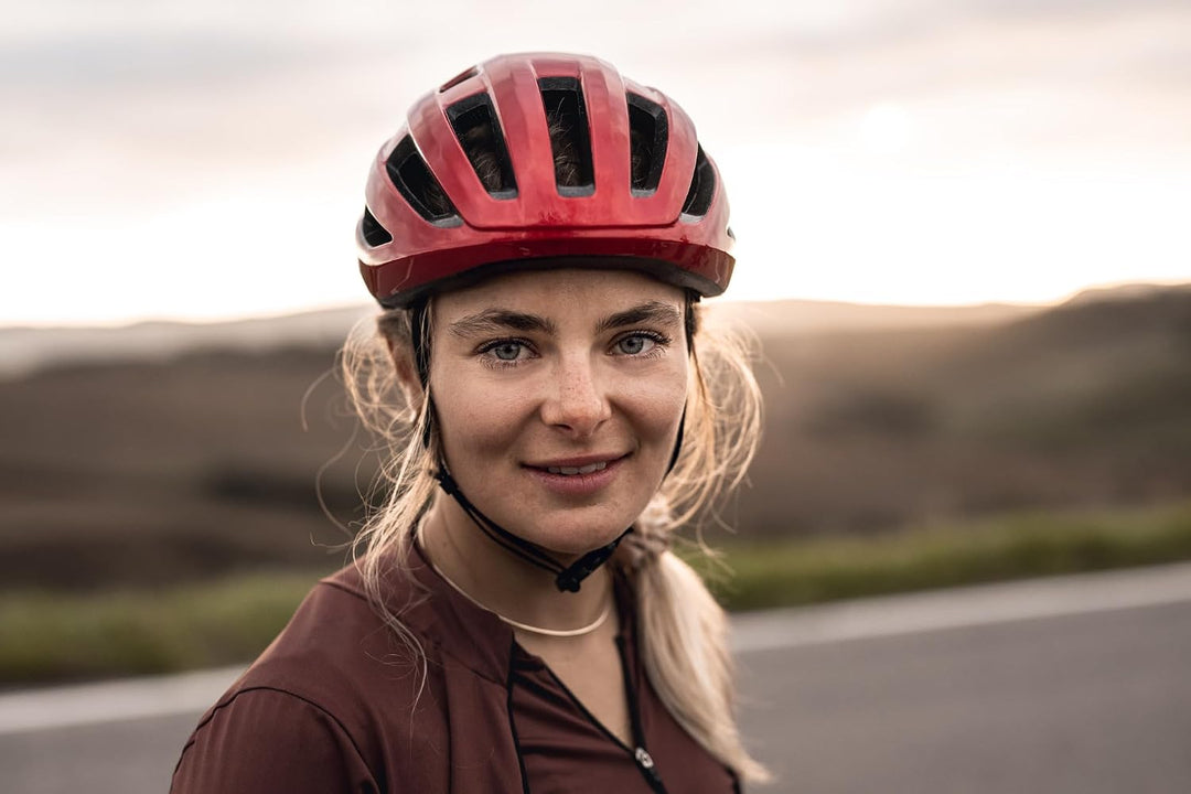 ABUS Rennradhelm PowerDome - leichter Fahrradhelm mit cleverem Belüftungssystem und aerodynamischem