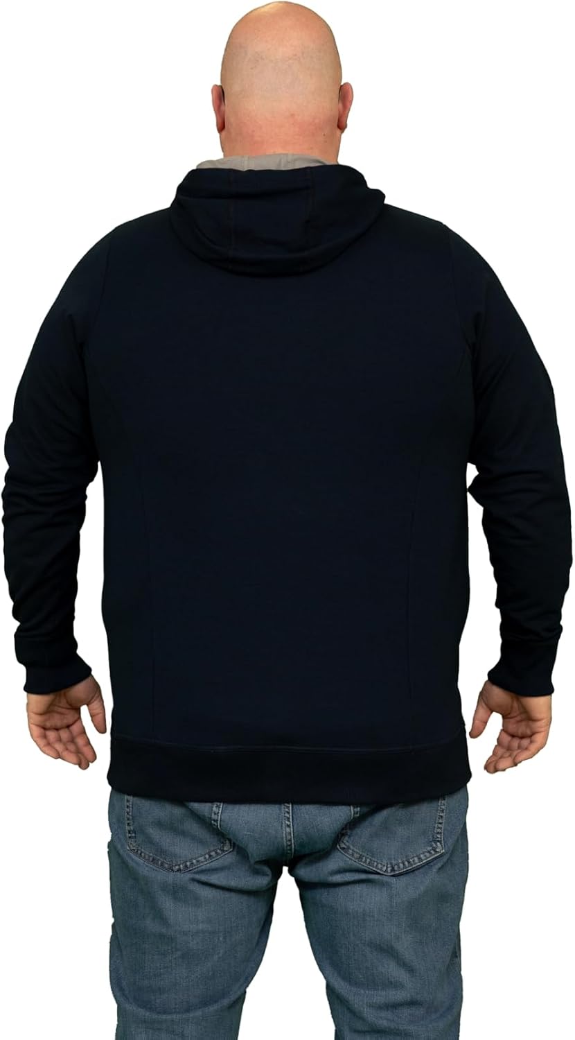 Alca Kapuze Sweatshirt für Männer mit Übergrösse Bauchumfang XXL-8XL Herren Kapuzenpullover Sweater
