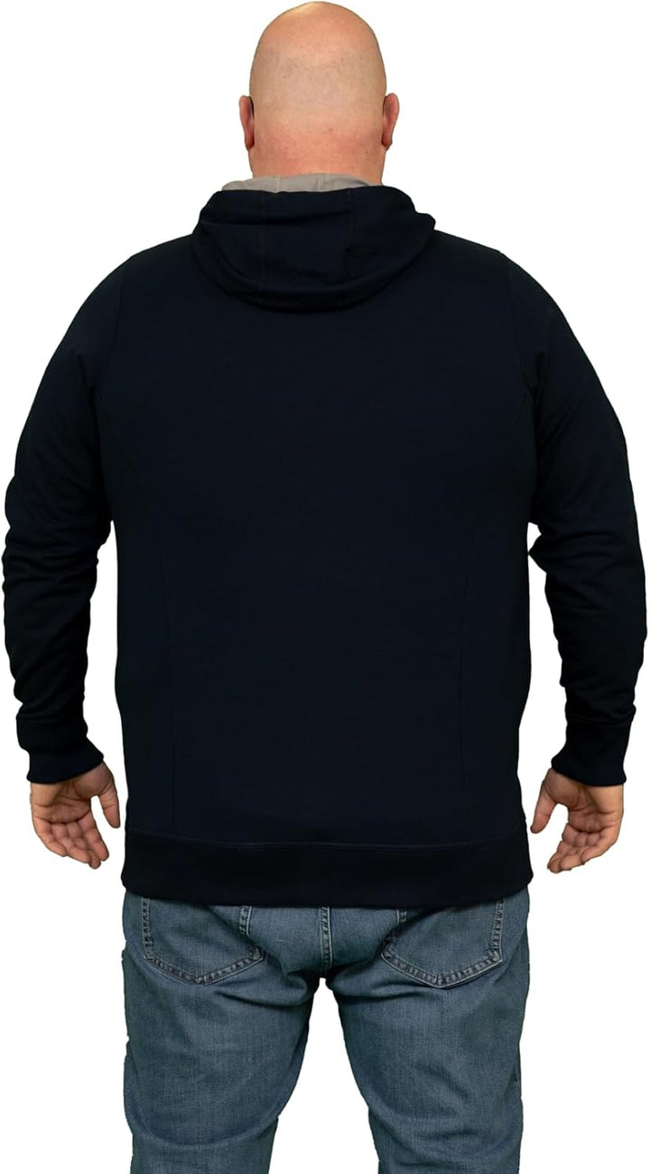 Alca Kapuze Sweatshirt für Männer mit Übergrösse Bauchumfang XXL-8XL Herren Kapuzenpullover Sweater