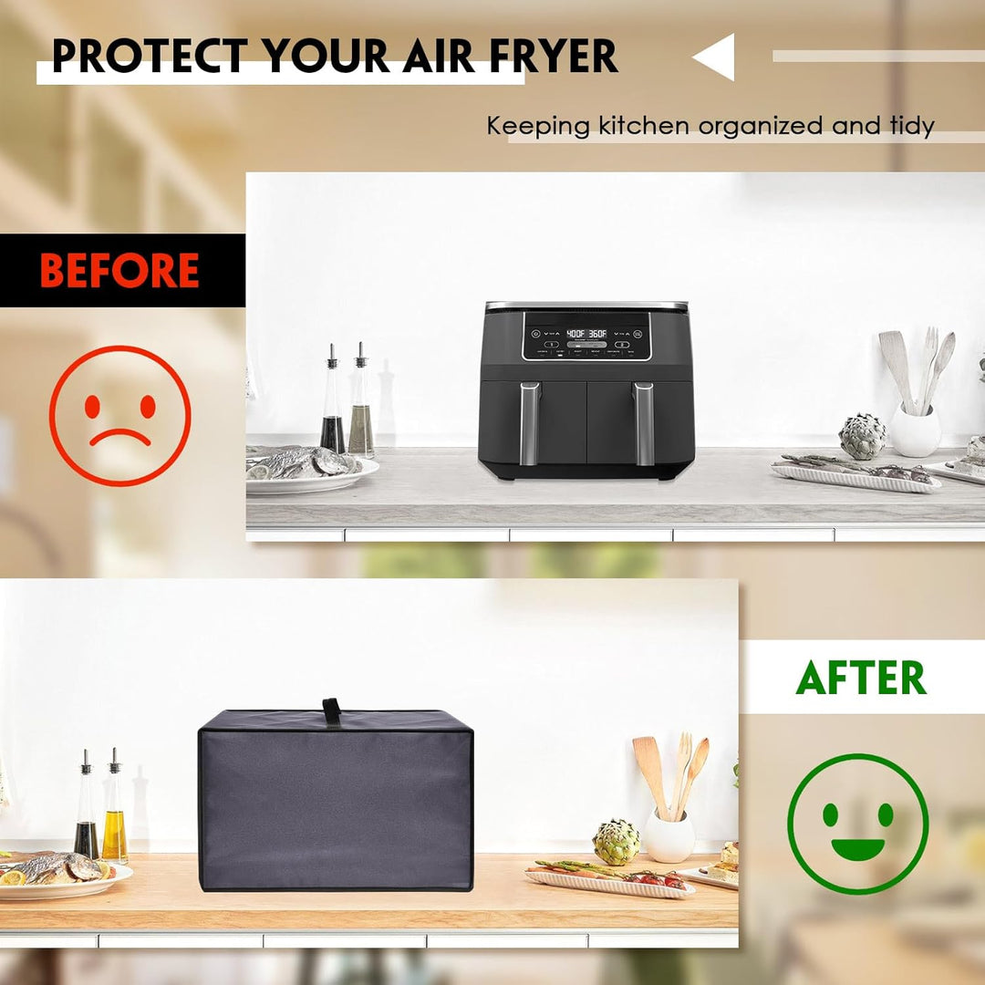 Hitzebeständige, Wasserdichte, Staubdichte Abdeckung für Ninja Foodi MAX Dual Zone Air Fryer AF400EU