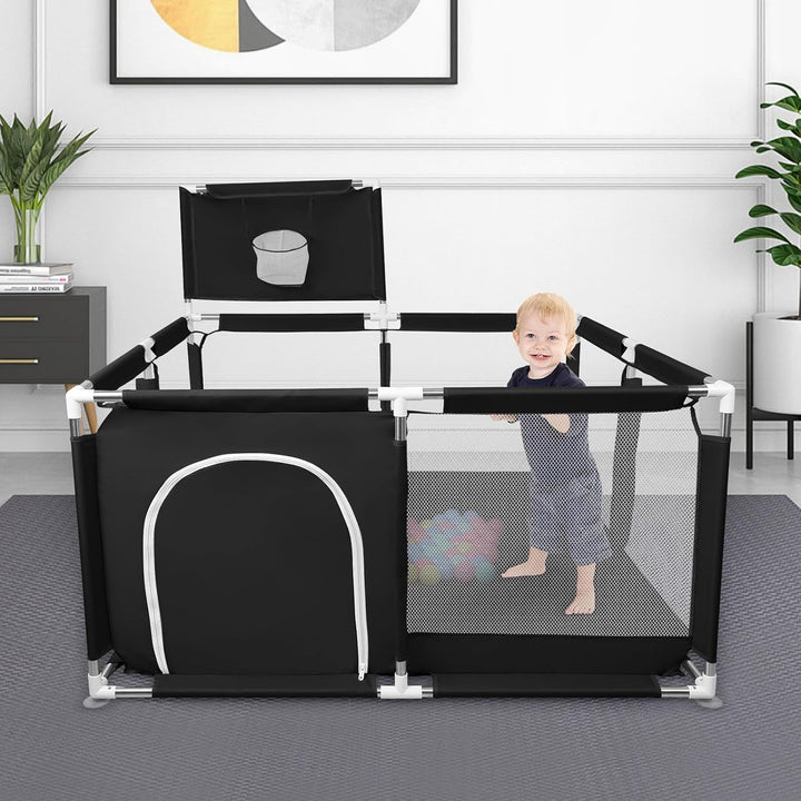Laufstall Baby, Indoor &amp; Outdoor Laufgitter Baby Grosse xxl Sicherheitsspielplatz Schutzgitter für K