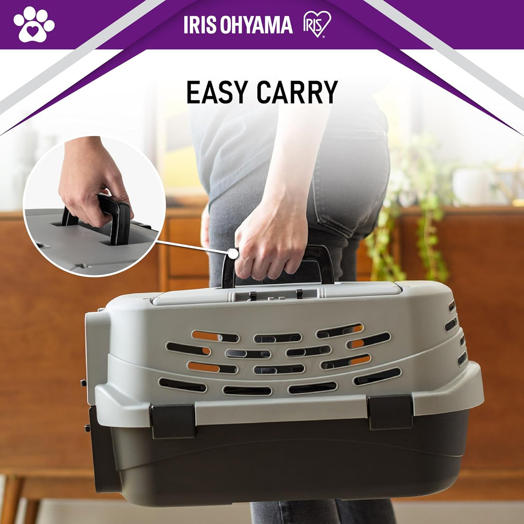 Iris Ohyama 1 Stück 36.5L Transportbox Katze katzentransportbox BPA-frei robust leicht für Auto Bus