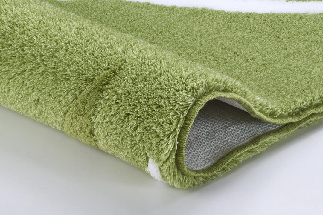 Kleine Wolke Badteppich Florenz, Kiwigrün, 55 x 65 cm Grün 55 x 65 x 2 cm, Grün 55 x 65 x 2 cm