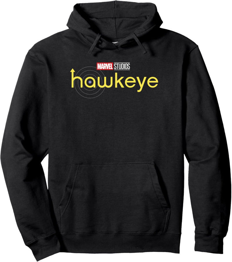 Marvel Hawkeye Yellow Title Logo Pullover Hoodie