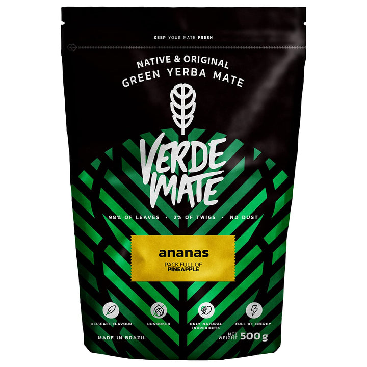 Mate Tee Verde Mate Frucht Set 1,5kg - Brasilien Yerba Mate - 5mm Grobe Blätter - Luftgetrocknet, St