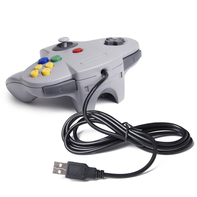 miadore 2X N64 USB Retro 64-Bit Controller Wired PC Gamepad Klassischen Joypad Joystick Für MAC Wind