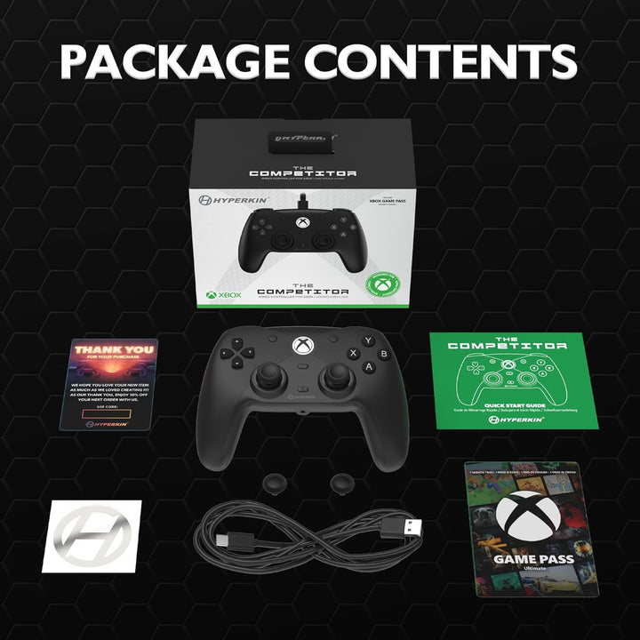 Hyperkin Competitor Wired Controller für Xbox Series X|S, Xbox One, PC|Offiziell lizenziert für Xbox