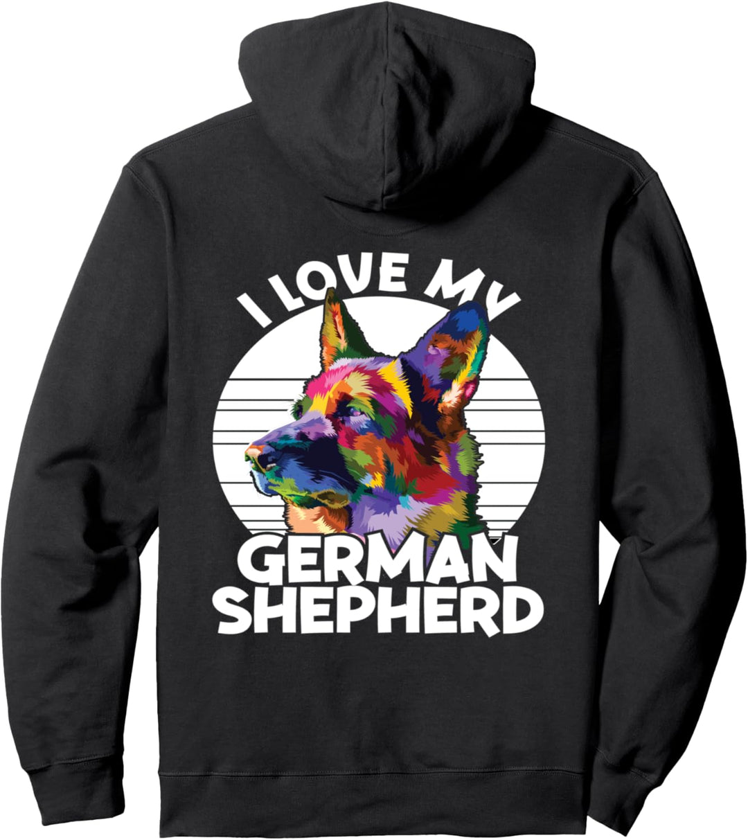 Deutscher Schäferhund Besitzer Ich liebe mein Schäferhund Pullover Hoodie