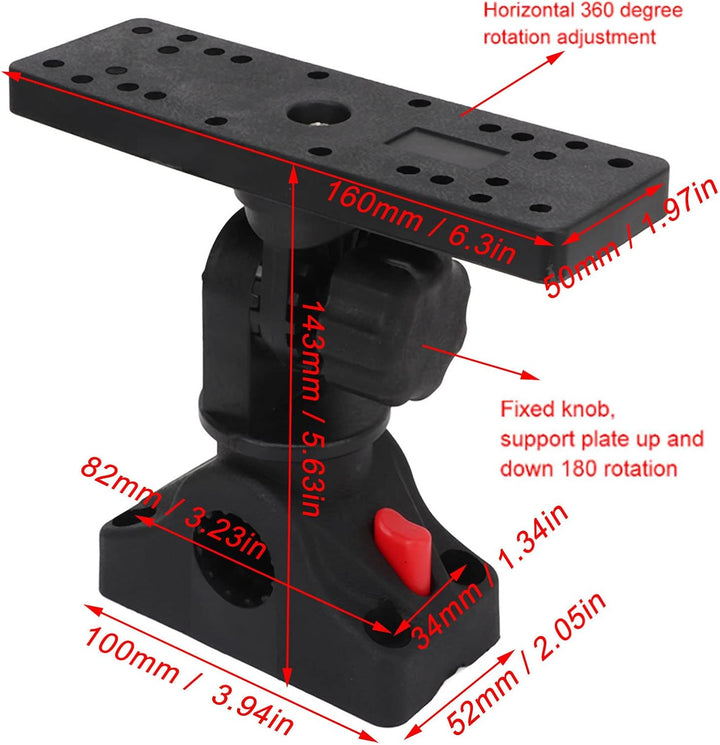 Angel Halterung Boot,Tbest Angel Halterung Boot,Fish Finder Mount Base,Fish Finder Mount 360 Grad Dr