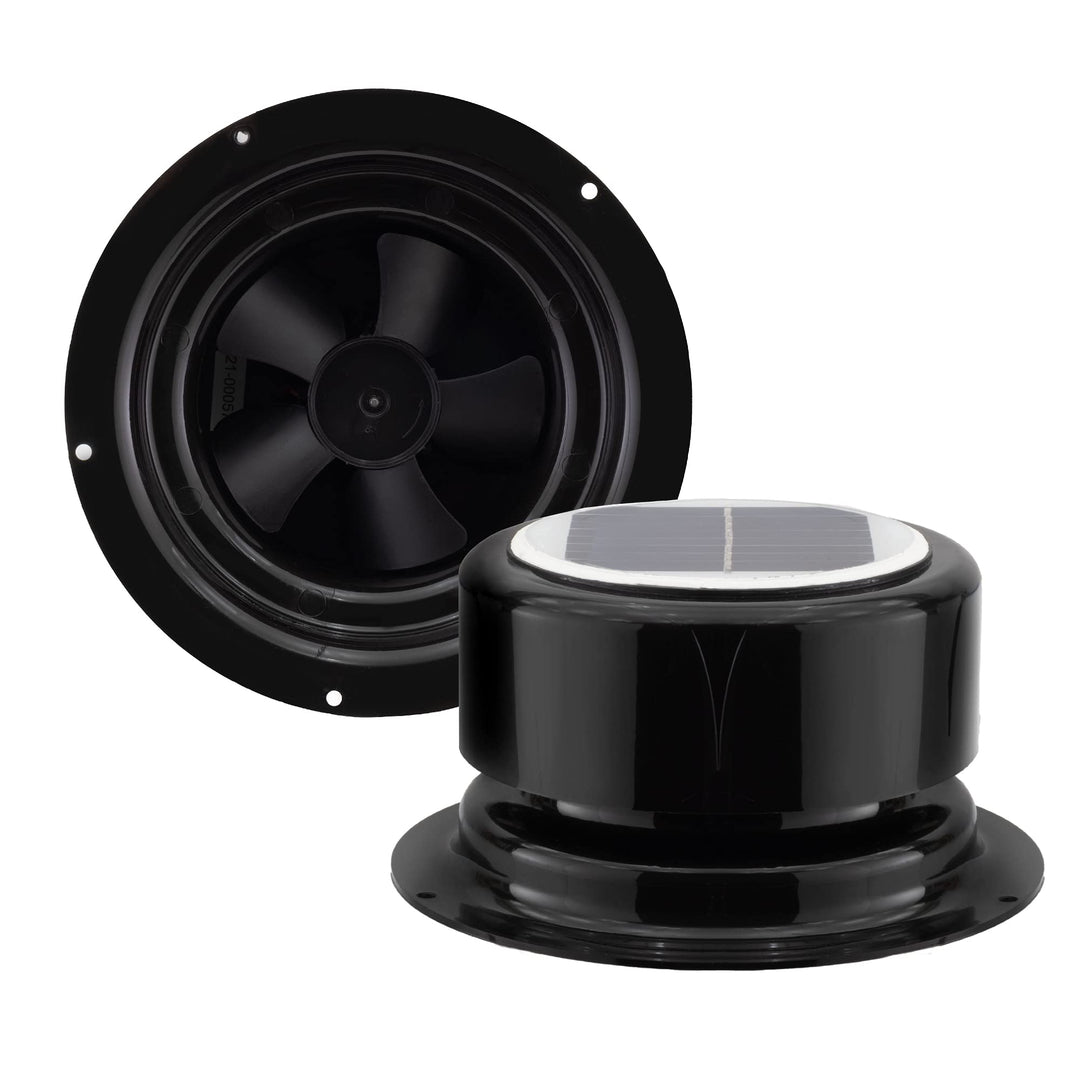 RecPro Wohnmobil-Solarventilator, solarbetriebener Deckenventilator mit Ventilator, für Wohnmobil, M