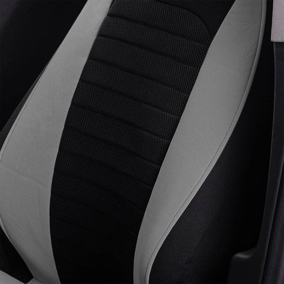 CGEAMDY 2 Stück Auto-Sitzauflage, Autositzbezüge in Premium Design, Universell Einsetzbarer Sitzbezu