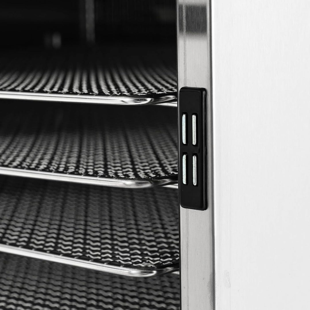10 Schicht Dehydrator,800 W Dörrautomat Edelstahl,Edelstahl Tablett 10 Stk,Dörrgerät, Trocknen Dehyd