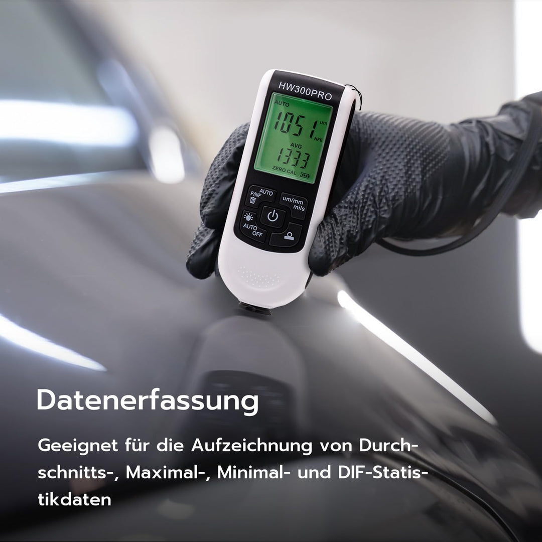 Mcbazel Digitales Schichtdickenmessgerät, Lackdickenmessgerät, Lackmessgerät Auto, Messbereich 0 bis