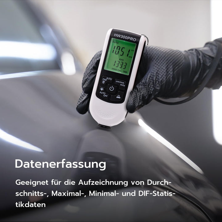 Mcbazel Digitales Schichtdickenmessgerät, Lackdickenmessgerät, Lackmessgerät Auto, Messbereich 0 bis