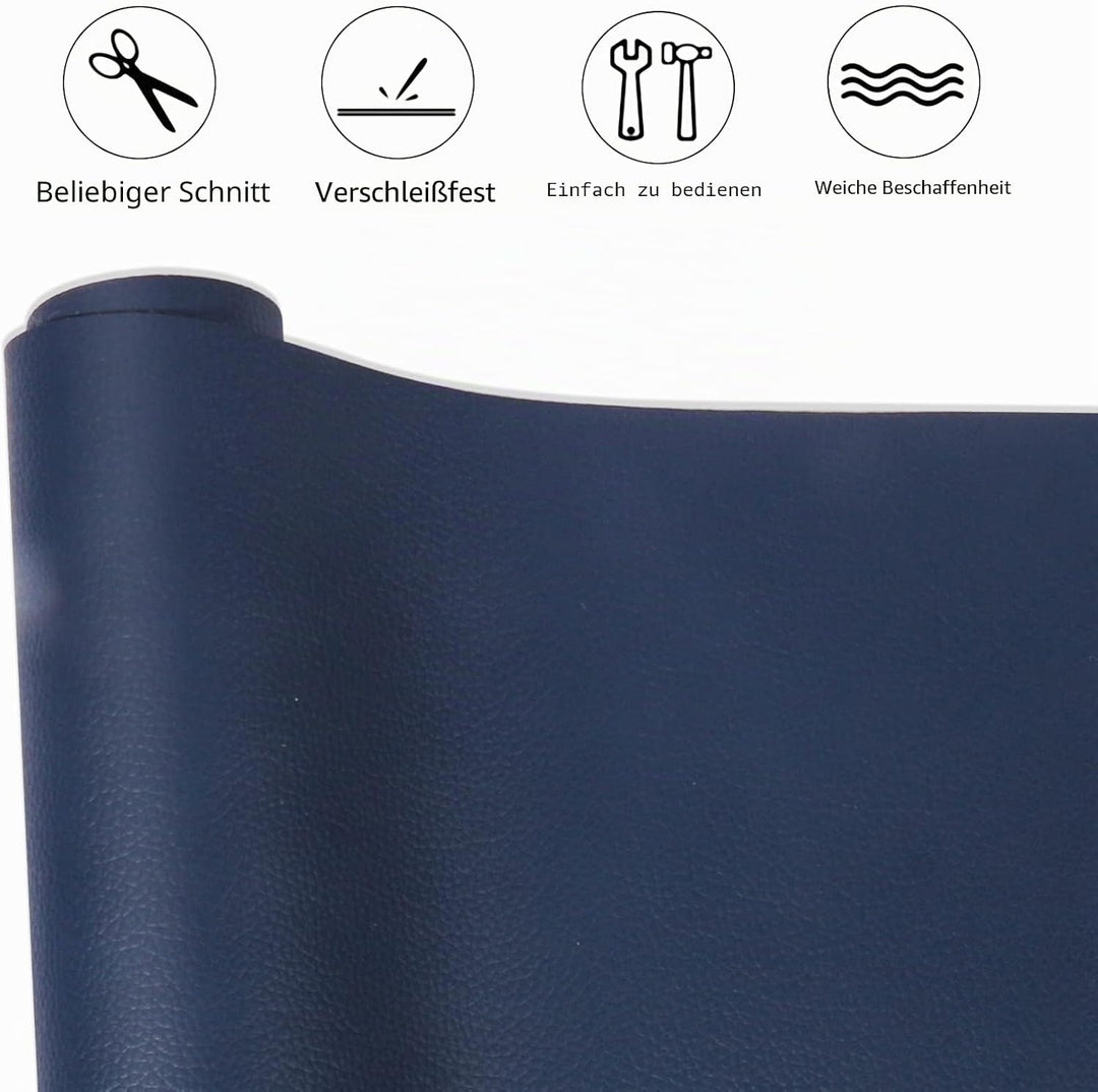 Kunstleder Selbstklebende Leder Reparatur Set, Lederflicken Selbstklebende Leder Reparatur Patch 40