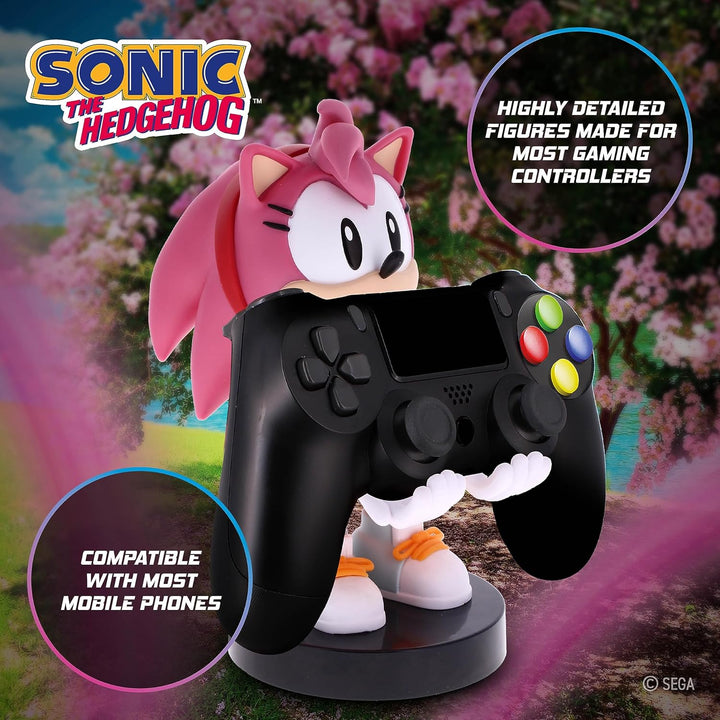 Cable Guys - Amy Rose Sonic The Hedgehog Gaming Accessories Holder & Phone Holder for Most Controlle