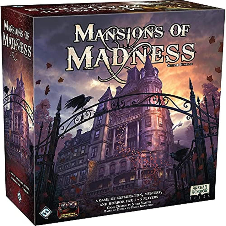 Fantasy Flight Games, Mansions of Madness Second Edition , Board Game , Ages 14+ , 1-5 Players , 120
