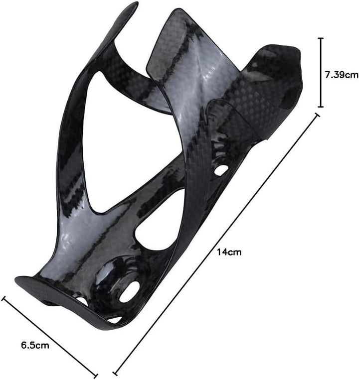 RongXuan 2 Stück Fahrrad Flaschenhalter Voll Carbon Wasserflaschenhalter Leicht Getränkhalter für Mo