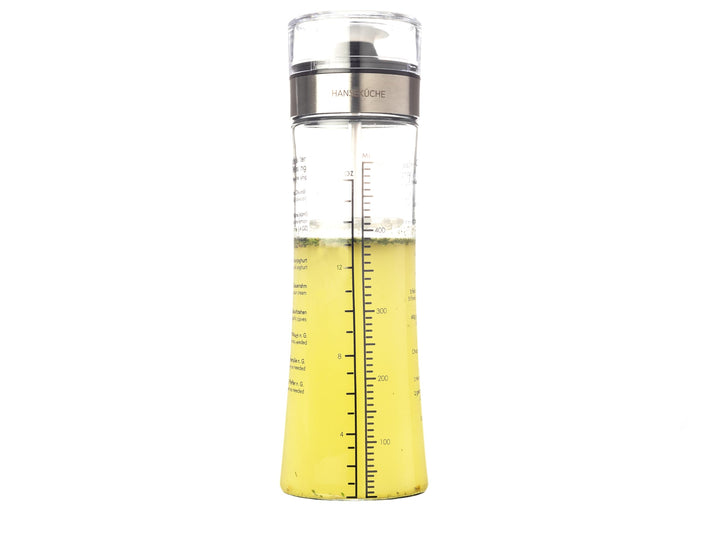 Dressingshaker Glas 500 ml – Mit verbessertem Deckel – Spülmaschinenfest (Dressing Shaker), Dressing