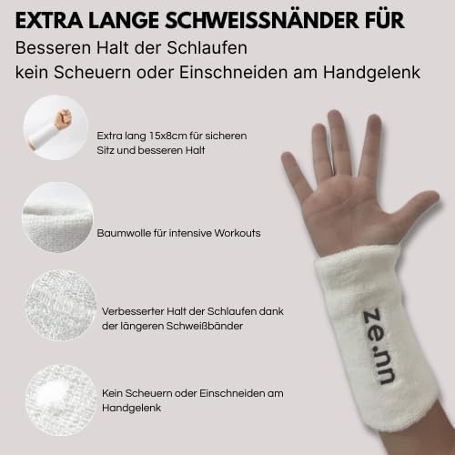 Reckschlaufen für Kinder – Zughilfen zum Turnen an Stufenbarren, Reck – ideales Gymnastik Zubehör fü