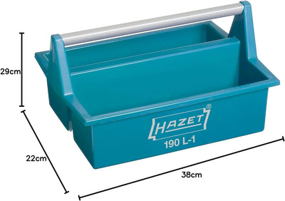 HAZET Werkzeugkasten 190L-1 I offen und handlich, inkl. Längenmass-Skala (cm/inch) auf der Oberseite