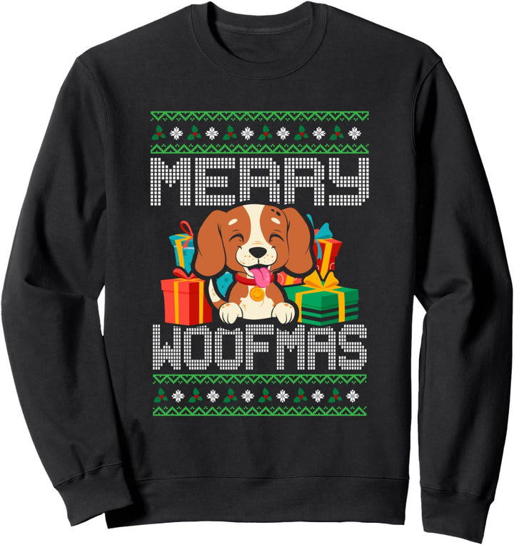 Merry Woofmas Weihnachten Sweatshirt