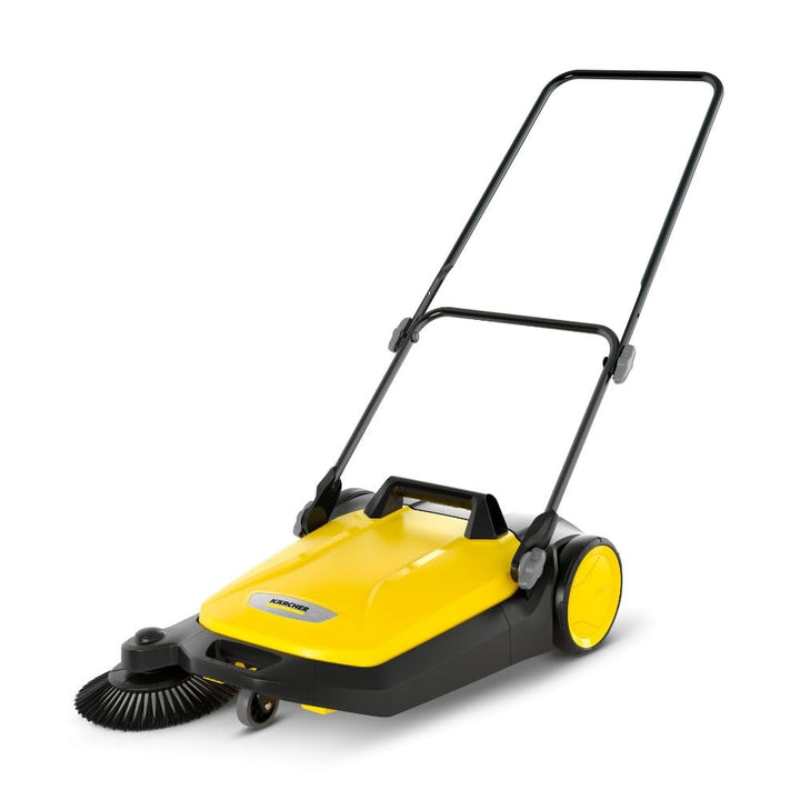 Kärcher Kehrmaschine S 4 (Flächenleistung: 1800 m²/h, 1 Seitenbesen, Kehrbehälter: 20 l, Arbeitsbrei
