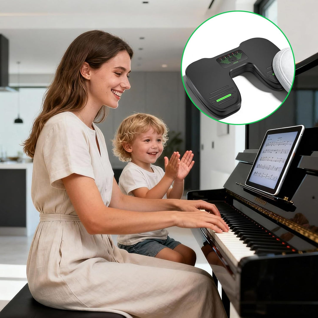 Bluetooth Page Turning Pedal, Wireless Page Turner Stumm, Musik Lese Controller zum Spielen von Inst