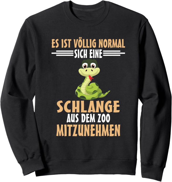 Schlange Zootier Schlangen Sweatshirt