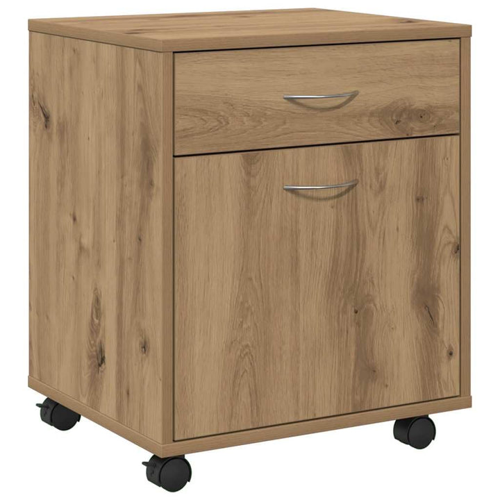 vidaXL Rollcontainer, Aktenschrank mit Stauraum, Rollschrank für Büro Arbeitszimmer, Bürocontainer B