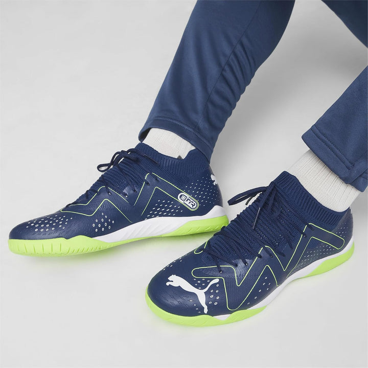 PUMA Future Match It Fussballschuh für Herren 45 EU Persisches Blau Puma Weiss Pro Grün, 45 EU Persi