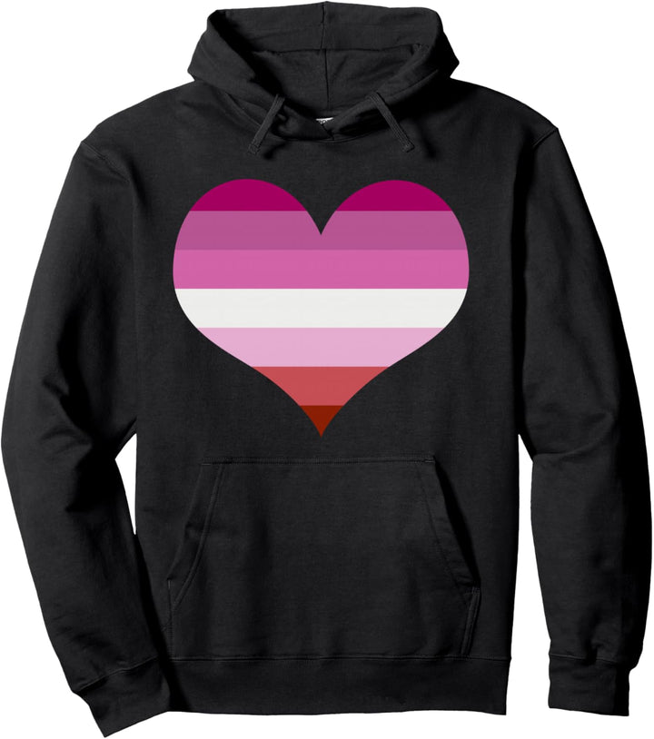 Lesbische Stolz Flagge Pullover Hoodie