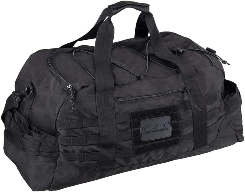 Mil-Tec Combat Fliegertasche Einheitsgrösse Schwarz, Einheitsgrösse Schwarz